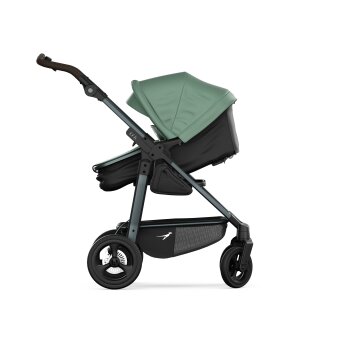 TFK - mono 4 - Kombikinderwagen 2-in-1 mit Schaumreifen Olive
