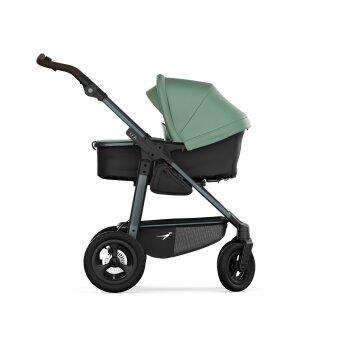 TFK - mono 4 - Kombikinderwagen 2-in-1 mit Luftreifen Olive