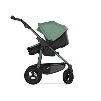 TFK - mono 4 - Kombikinderwagen 2-in-1 mit Luftreifen Olive