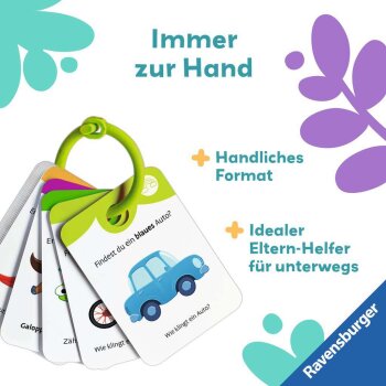 Ravensburger - Play+ Spiel & Mach mi! Karten - Sachen suchen: Unterwegs