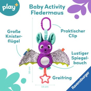 Ravensburger - Play+ Baby Activity-Fledermaus