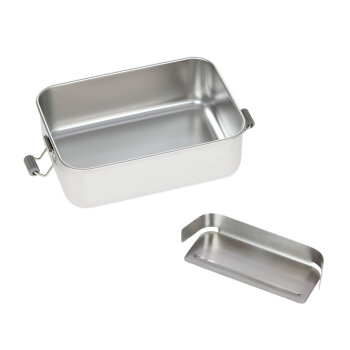 Lässig - Brotdose Kinder - Edelstahl Lunchbox, Unique, Rosa (2)