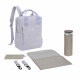 Lässig - Wickelrucksack - Vividal Backpack Cord, Lila
