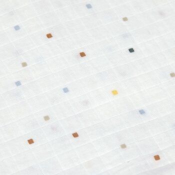 Lässig - Mulltücher 3er Set 60 x 60 cm - Bio Baumwolle, Happy Fruits, Blau (2)