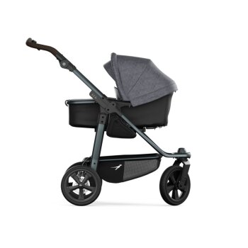 TFK - mono 3 - Kinderwagen PREMIUM-SCHWARZ (Schaumreifen)