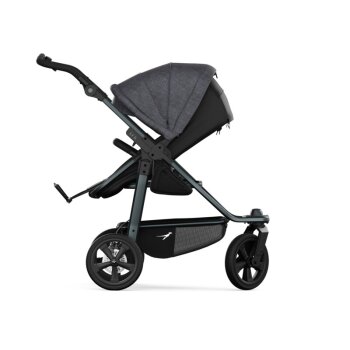 TFK - mono 3 - Kinderwagen PREMIUM-SCHWARZ (Schaumreifen)