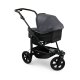 TFK - mono 3 - Kombikinderwagen 2-in-1 mit Luftkammerreifen Premium schwarz