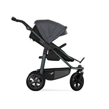 TFK - mono 3 - Kombikinderwagen 2-in-1 mit Luftreifen Premium schwarz