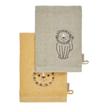 Sterntaler - Waschlappen 2er-Pack Löwe Leo (2)