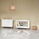 Oliver Furniture - Wood Mini+ Babybett (68 x 122 cm) Weiß / Eiche