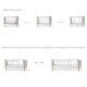Oliver Furniture - Wood Mini+ Babybett, 68x122 cm, Weiß / Eiche