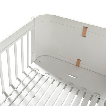 Oliver Furniture - Wood Mini+ Babybett (68 x 122 cm) Weiß