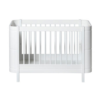 Oliver Furniture - Wood Mini+ Babybett (68 x 122 cm) Weiß