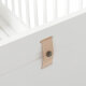 Oliver Furniture - Wood Mini+ Babybett (68 x 122 cm) Weiß