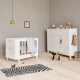 Oliver Furniture - Wood Mini+ Babybett (68 x 122 cm) Weiß