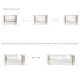 Oliver Furniture - Wood Mini+ Babybett (68 x 122 cm) Weiß