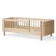 Oliver Furniture - Wood Mini+ Babybett inkl. Umbauset Juniorbett (68 x 122 / 162 cm) Eiche