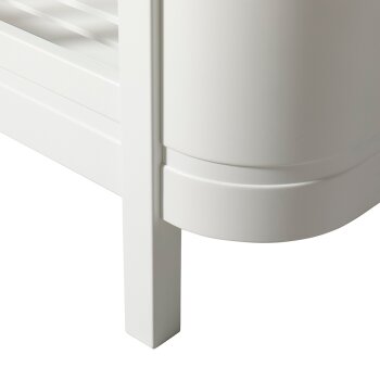 Oliver Furniture - Wood Mini+ Babybett inkl. Umbauset Juniorbett, 68x122/162 cm, Weiß