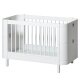 Oliver Furniture - Wood Mini+ Babybett inkl. Umbauset Juniorbett, 68x122/162 cm, Weiß