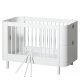 Oliver Furniture - Wood Mini+ Babybett inkl. Umbauset Juniorbett, 68x122/162 cm, Weiß