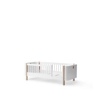 Oliver Furniture - Wood Mini+ Juniorbett, 68x162 cm, Weiß / Eiche