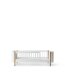 Oliver Furniture - Wood Mini+ Juniorbett (68 x 162 cm) Weiß / Eiche