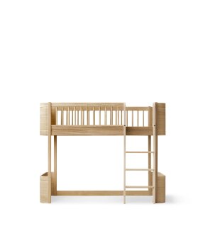 Oliver Furniture - Wood Mini+ halbhohes Hochbett (68 x...