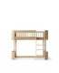 Oliver Furniture - Wood Mini+ halbhohes Hochbett (68 x 162 cm) Eiche