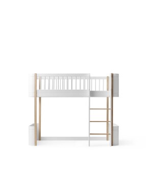 Oliver Furniture - Wood Mini+ halbhohes Hochbett (68 x...