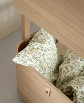 Oliver Furniture - Wood Mini+ halbhohes Etagenbett Eiche (68 x 162 cm)