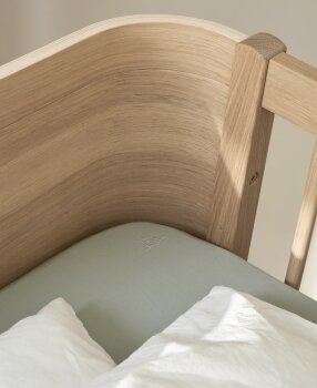 Oliver Furniture - Wood Mini+ halbhohes Etagenbett Eiche (68 x 162 cm)
