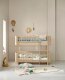 Oliver Furniture - Wood Mini+ halbhohes Etagenbett Eiche (68 x 162 cm)