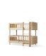 Oliver Furniture - Wood Mini+ halbhohes Etagenbett Eiche (68 x 162 cm)