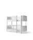 Oliver Furniture - Wood Mini+ halbhohes Etagenbett (68 x 162 cm) Weiß