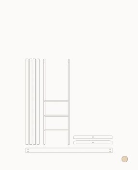 Oliver Furniture - Wood Mini+ Umbauset zum halbhohen...