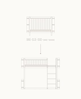 Oliver Furniture - Wood Mini+ Umbauset zum halbhohen...