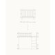 Oliver Furniture - Wood Mini+ Babybett inkl. Umbauset Juniorbett zum halbhohen Hochbett, Weiß