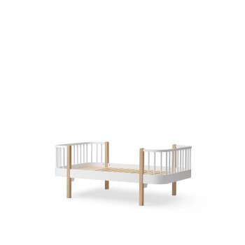 Oliver Furniture - Wood Original Juniorbett (90 x 160 cm) Weiß / Eiche