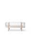 Oliver Furniture - Wood Original Junior Bettsofa (90 x 160 cm) Weiß / Eiche