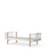 Oliver Furniture - Wood Original Einzelbett (90 x 200 cm) Weiß / Eiche