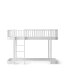 Oliver Furniture - Wood Original halbhohes Hochbett Weiß (90 x 200 x 138  cm)