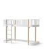 Oliver Furniture - Wood Original halbhohes Hochbett Weiß / Eiche (90 x 200 x 138  cm)