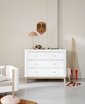 Oliver Furniture - Wood Kommode 3 Schubladen Weiß /...