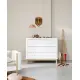 Oliver Furniture - Wood Kommode 3 Schubladen Weiß / Eiche