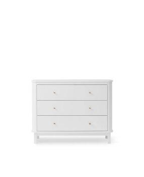 Oliver Furniture - Wood Kommode 3 Schubladen Weiß