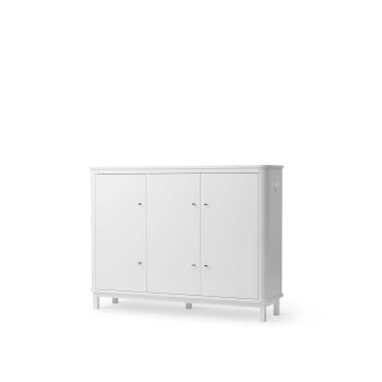 Oliver Furniture - Wood Multi-Schrank 3-türig, Weiß
