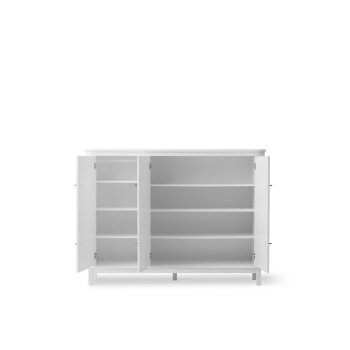Oliver Furniture - Wood Kleiderschrank 2-türig, Weiß