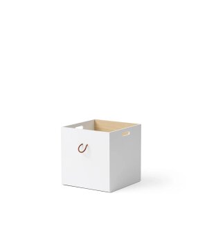 Oliver Furniture - Kisten für Wood Regal Weiß / Eiche (2 Stück)