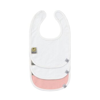 Lässig - Spucklätzchen 3er Set - Baumwolle (bio), Happy Fruits, Pfirsich (3)