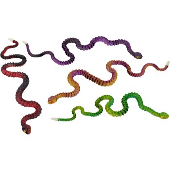 Die Spiegelburg - Kristalltier - Klapperschlange, sort. (16)